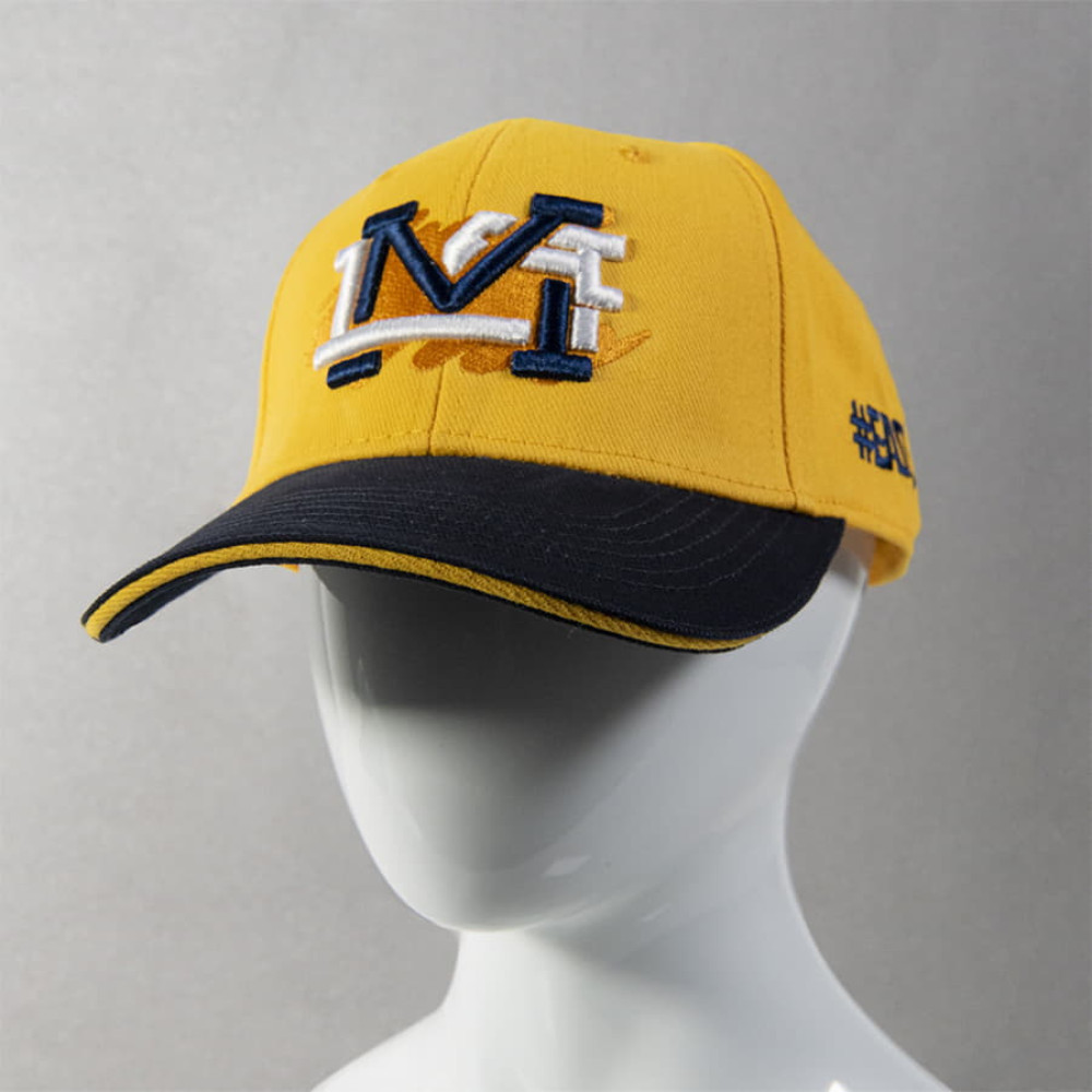 Бейсболка LIBERTY SANDWICH, 6 клиньев, сэндвич, металлическая застежка, цвет белый