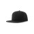 Бейсболка SNAP BACK-S, 6 клиньев, пластиковая застёжка, цвет черный