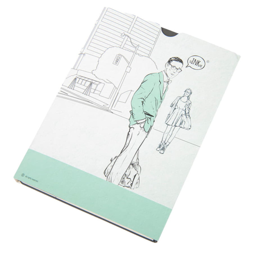 Бизнес-блокнот BIGGY, формат B5, в клетку, цвет темно-синий