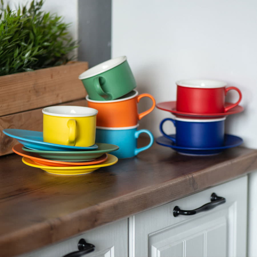 Чайная пара ICE CREAM, цвет черный, белый