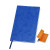 Бизнес-блокнот Funky, 130*210 мм, синий, оранжевый форзац, мягкая обложка, блок-линейка