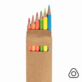 Цветные карандаши NEON, 6 цветов