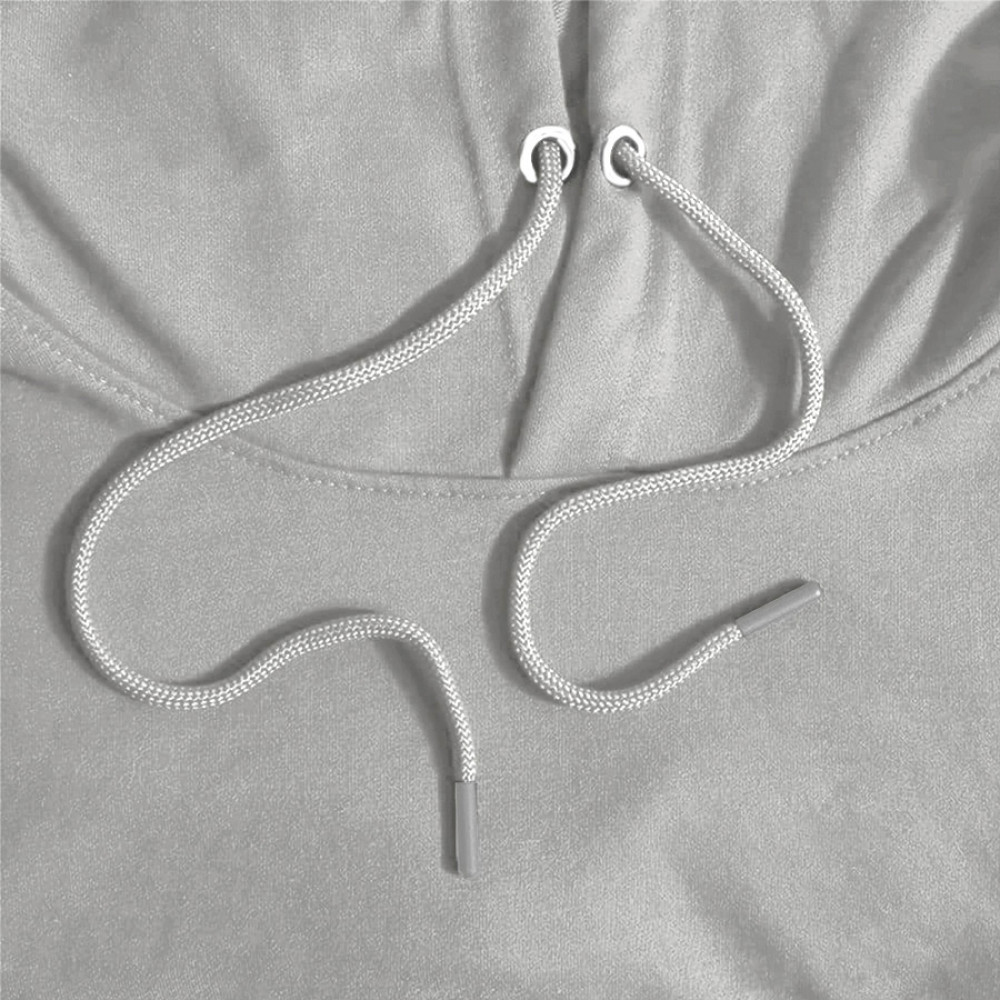 12Толстовка унисекс с капюшоном SELEN 260, цвет светло-серый