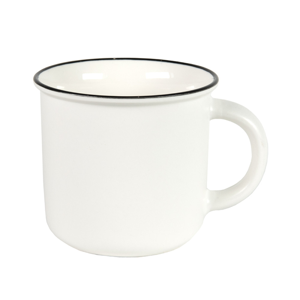 Кружка MATTI, цвет белый, черный