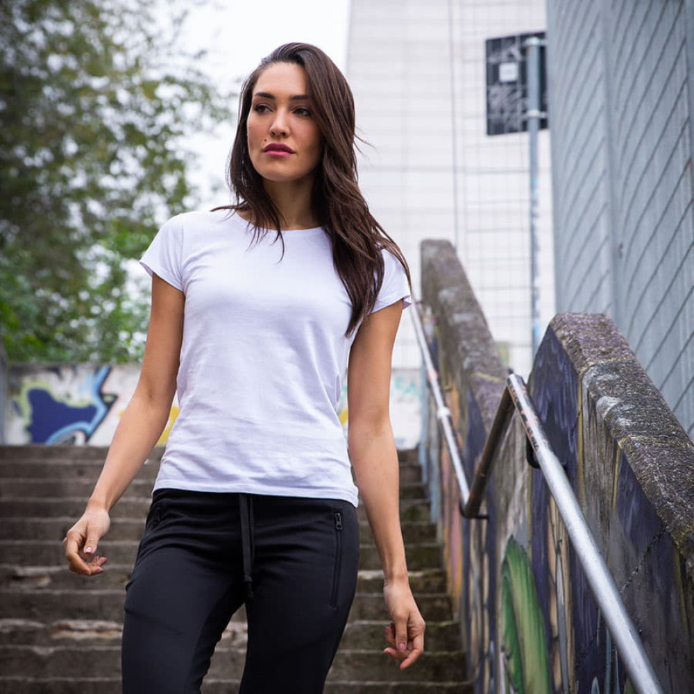 Футболка женская CALIFORNIA LADY 150, цвет красный