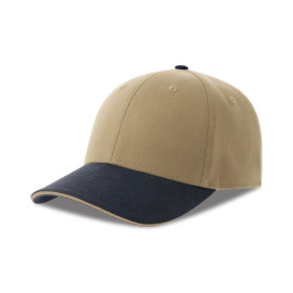 Бейсболка LIBERTY SANDWICH-S 270, 6 клиньев, металлическая застежка