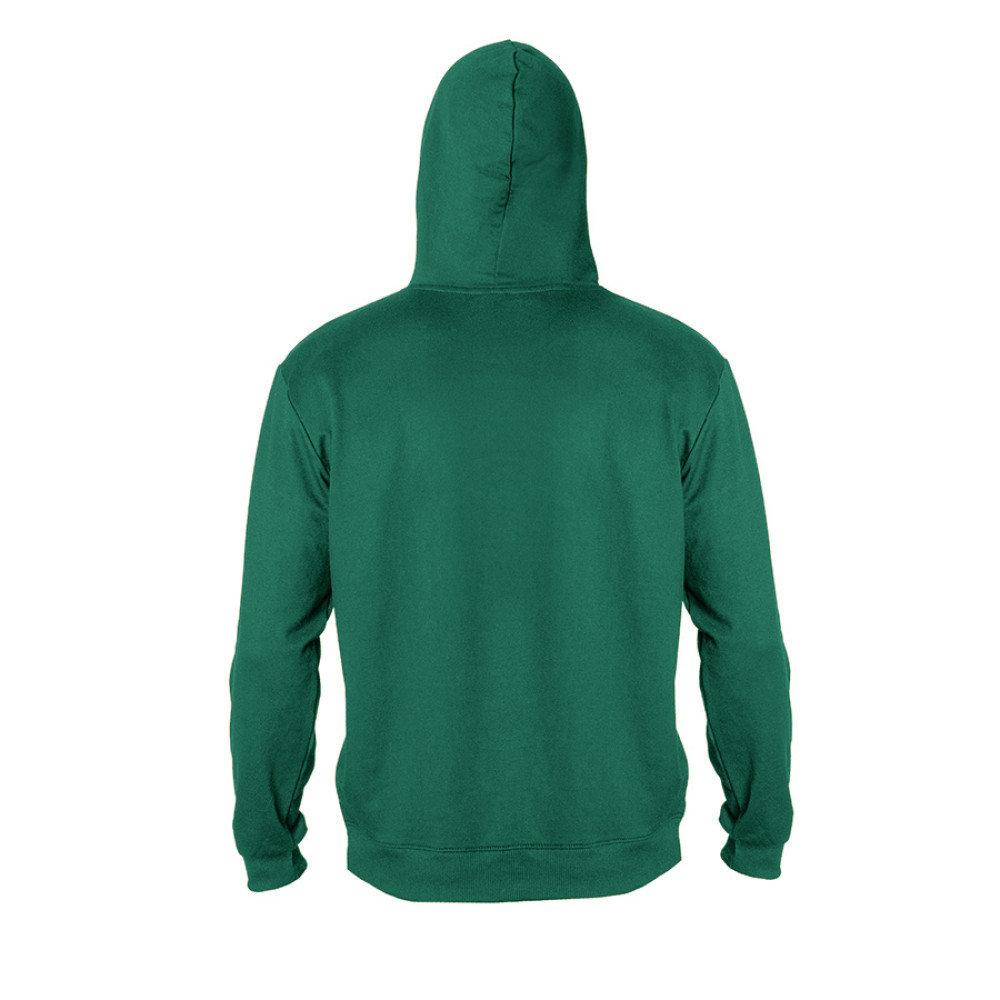 12Толстовка мужская с капюшоном SELEN 260, цвет темно-зелёный