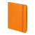 Блокнот SHADY JUNIOR с элементами планирования,  А6, оранжевый, кремовый блок в клетку