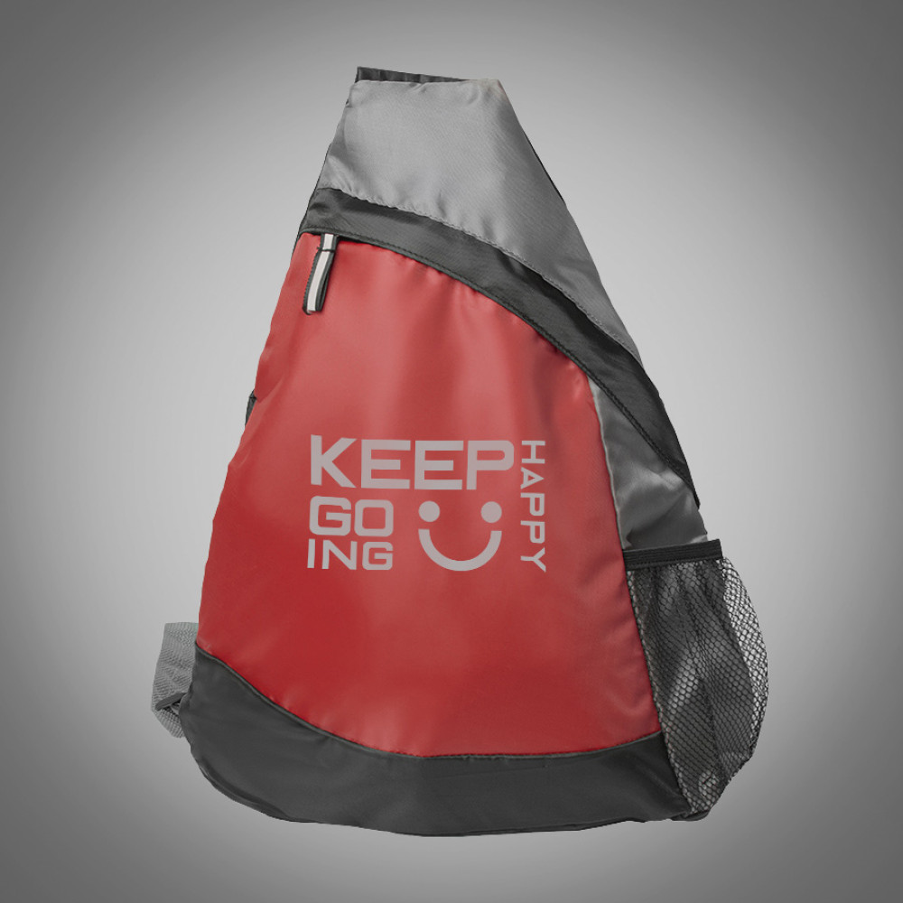 Рюкзак Pick, красный/серый/чёрный, 41 x 32 см, 100% полиэстер 210D