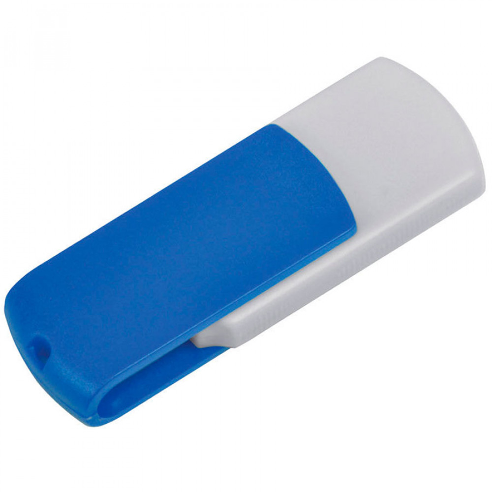 USB flash-карта Easy (8Гб), цвет белый, синий