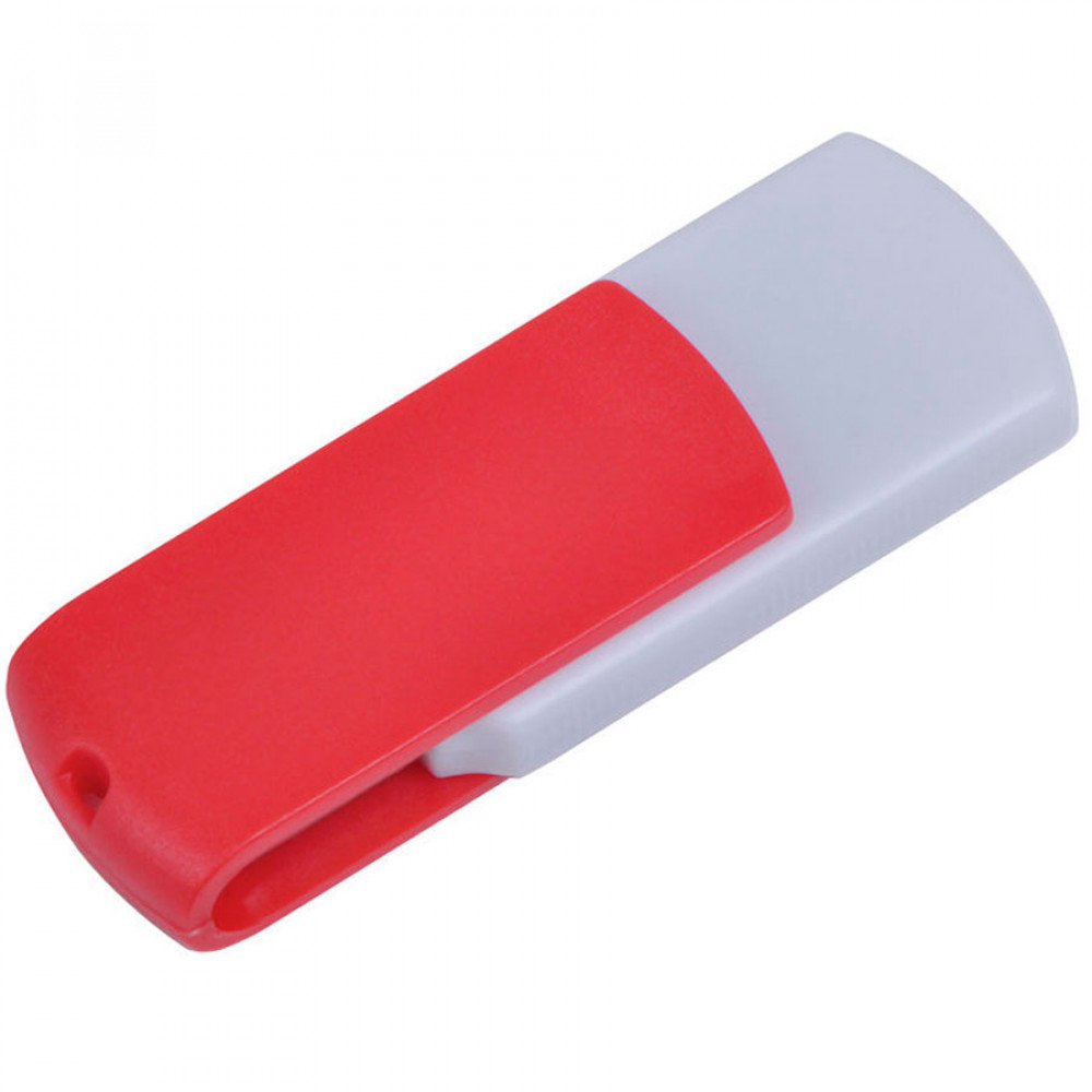 USB flash-карта Easy (8Гб), цвет белый, красный
