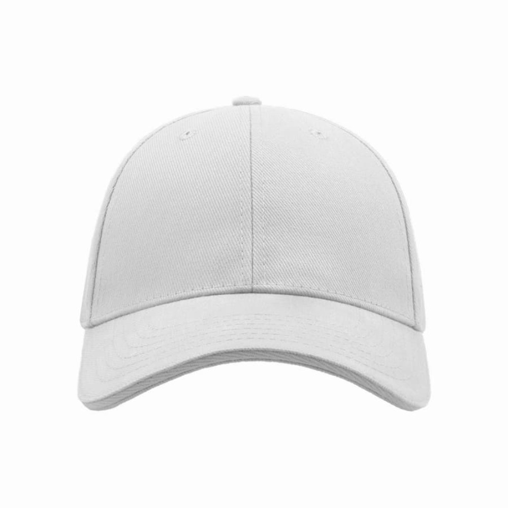 Бейсболка LIBERTY SANDWICH, 6 клиньев, сэндвич, металлическая застежка, цвет белый
