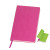 Бизнес-блокнот Funky А5,  розовый с  зеленым  форзацем, мягкая обложка, в линейку