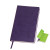 Бизнес-блокнот Funky A5, фиолетовый с зеленым форзацем, мягкая обложка, в линейку