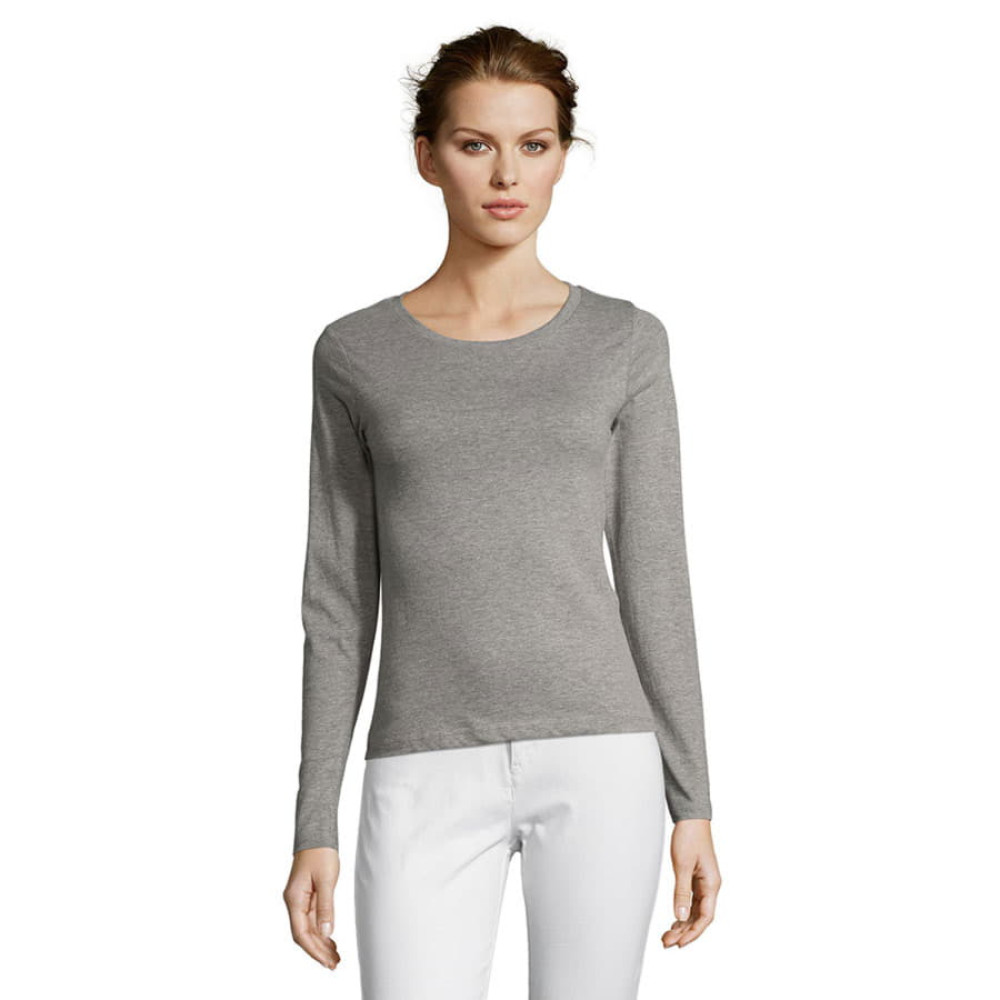 Футболка женская MAJESTIC 150, цвет серый меланж