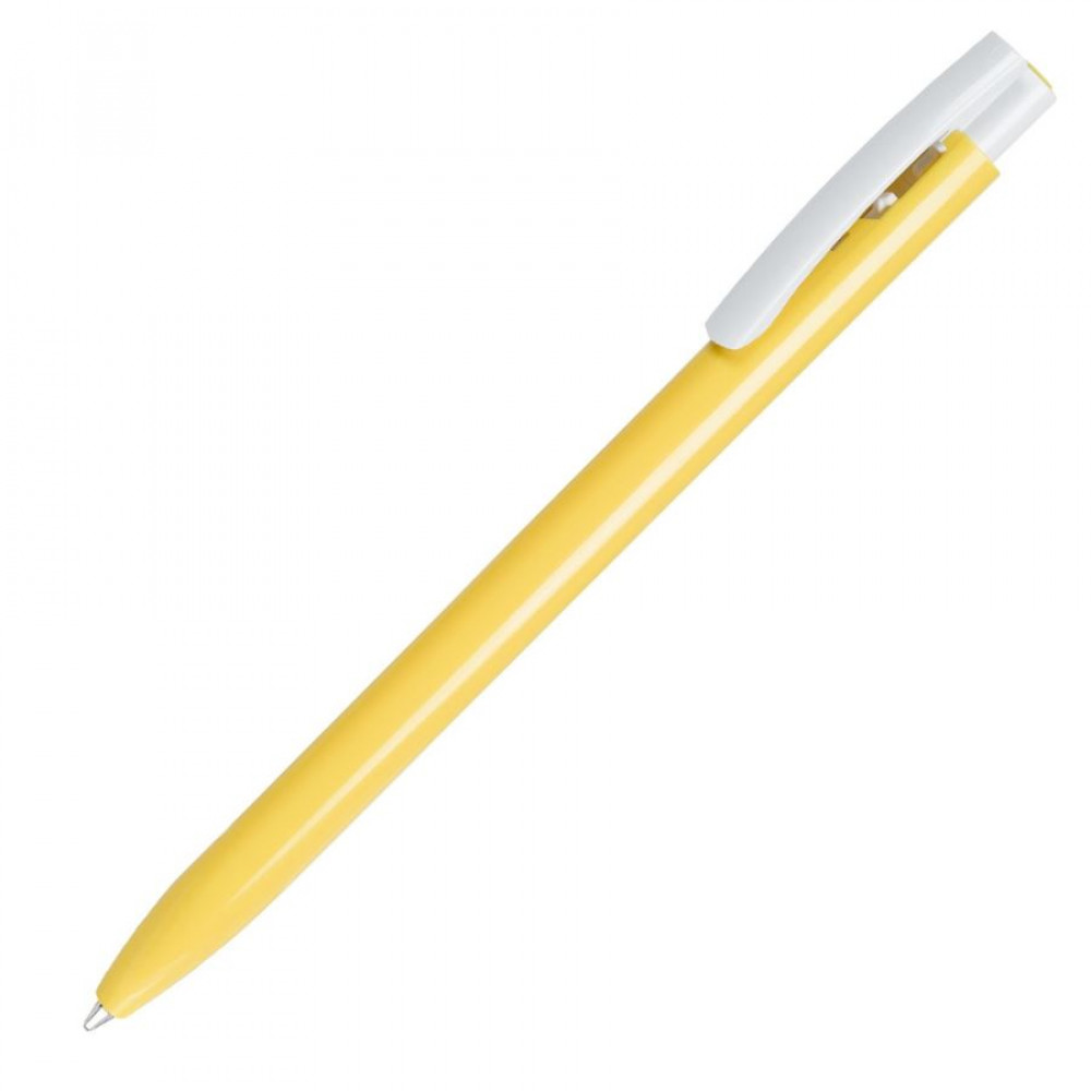 Ручка шариковая ELLE, цвет желтый, белый