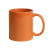 Кружка DECOL для деколи, 330 мл, d=82 мм, премиум, оранжевая