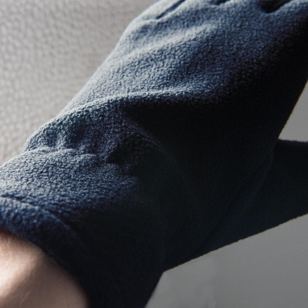 Перчатки флисовые сенсорные TRAIL, цвет темно-синий