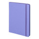 Ежедневник недатированный Shady, А5, сиреневый, кремовый блок в линейку, фиолетовый обрез Ежедневник недатированный Shady, А5, сиреневый, кремовый блок в линейку, фиолетовый обрез