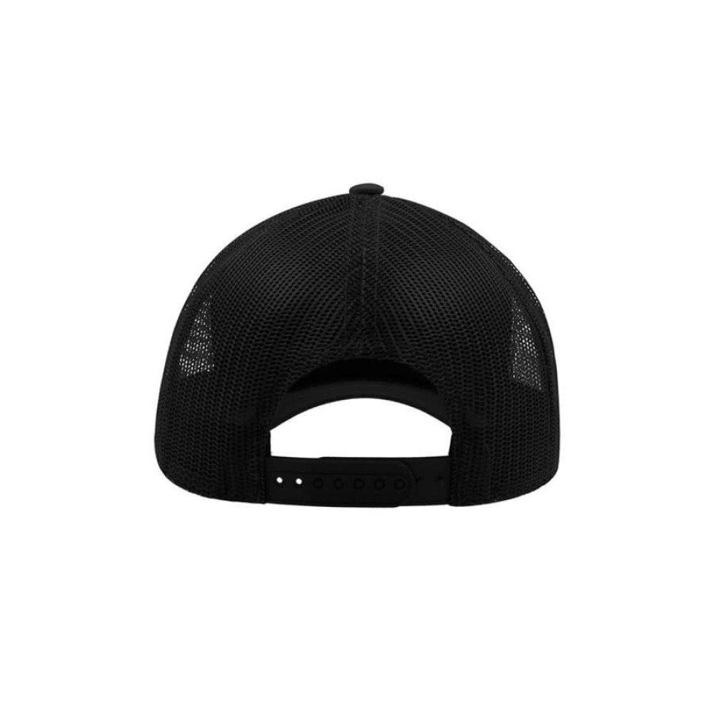 Бейсболка RAPPER JERSEY, 5 клиньев, пластиковая застежка, цвет черный