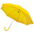 Зонт-трость с пластиковой ручкой, механический; желтый; D=103 см; 100% полиэстер 190 T