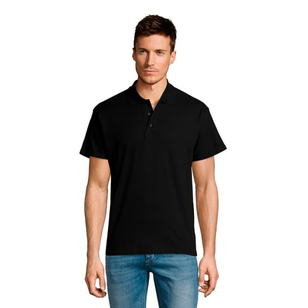Поло мужское SUMMER 170, цвет черный