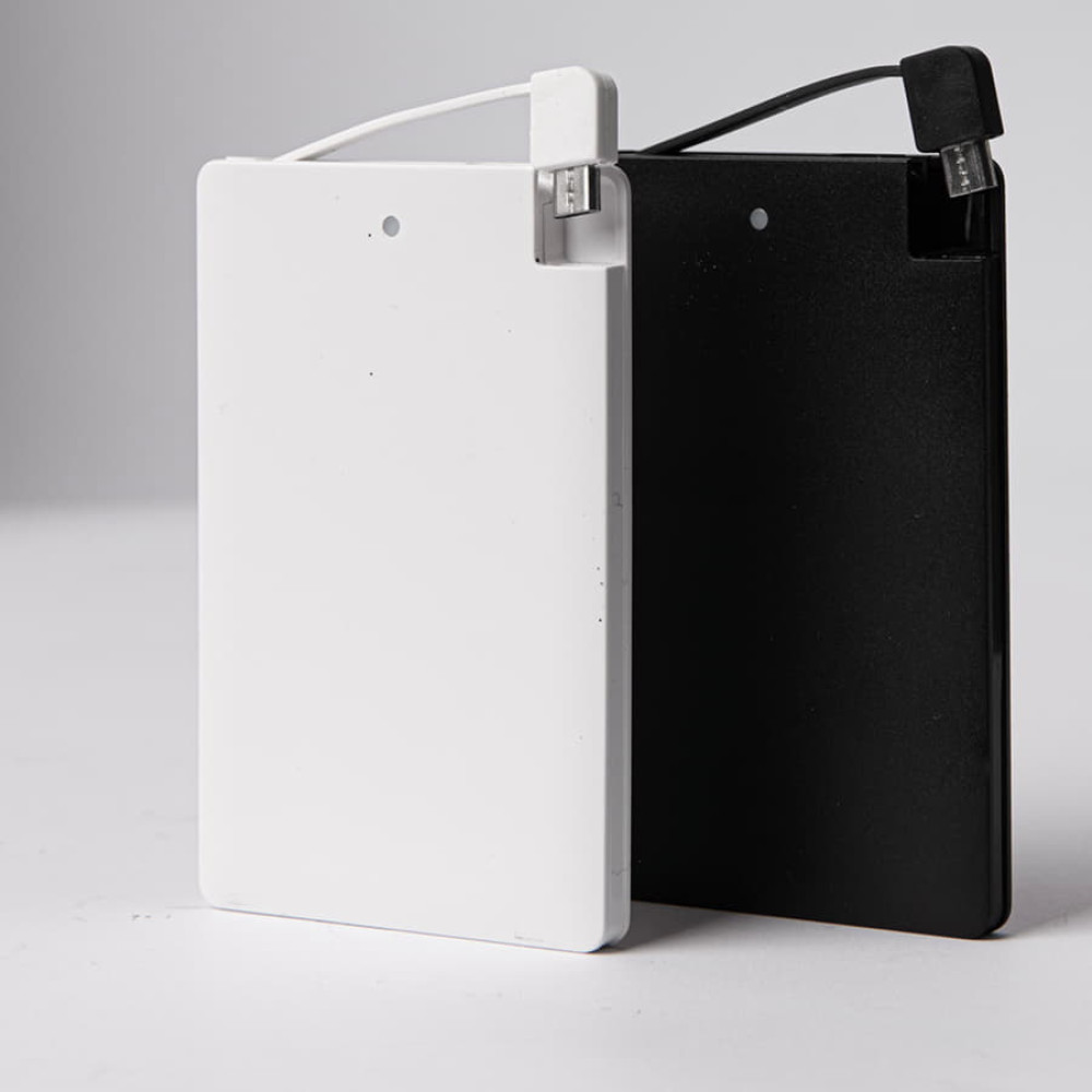 Универсальный аккумулятор Slimus 2.5 (2500 мАч), черный, 9,6х6.2х0,66 см