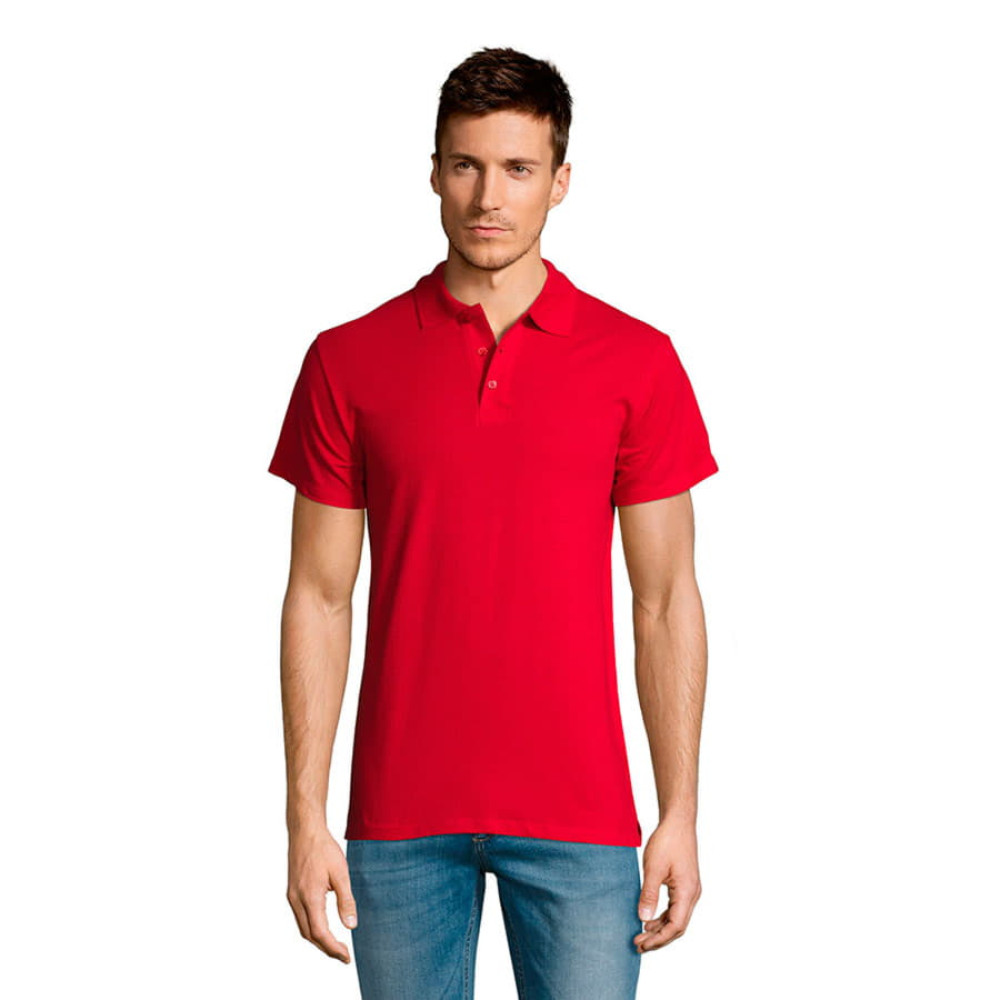 Поло мужское SUMMER 170, цвет красный