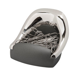 Подставка для  скрепок КРЕСЛО; 7,2х6,5х5,1 см; металл; лазерная гравировка