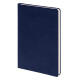 Бизнес-блокнот FUNKY, 130*210 мм, темно-синий, голубой форзац, мягкая обложка, в линейку Бизнес-блокнот FUNKY, 130*210 мм, темно-синий, голубой форзац, мягкая обложка, в линейку