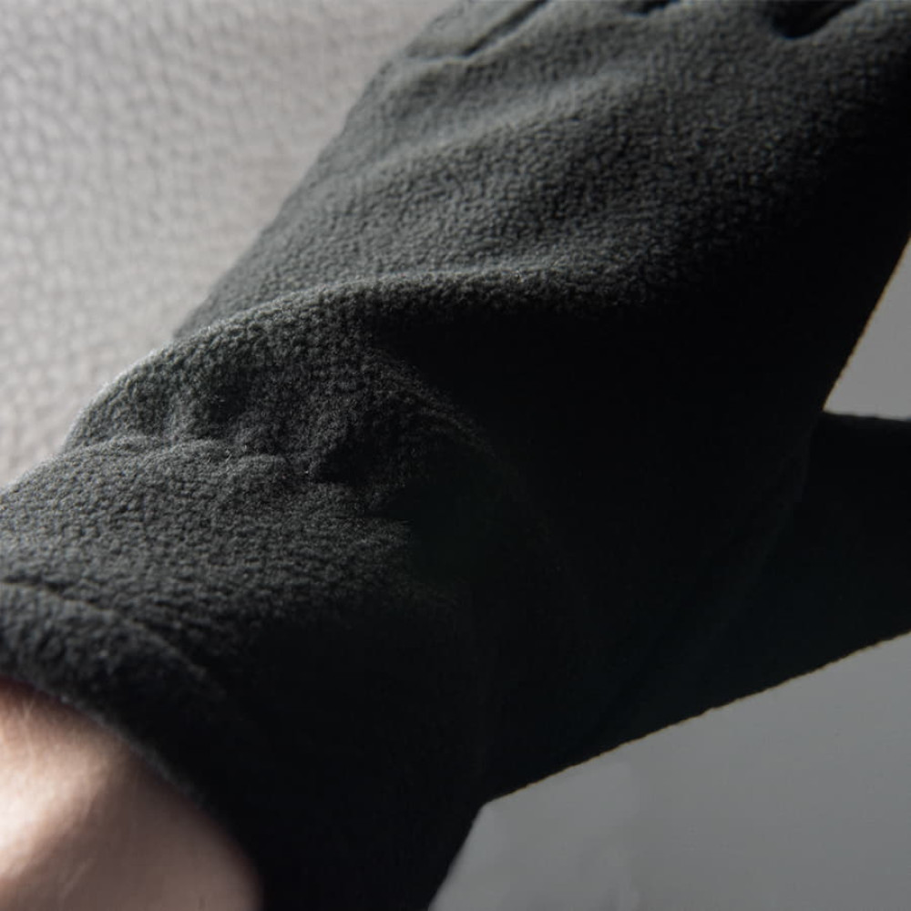 Перчатки флисовые сенсорные TRAIL, цвет черный