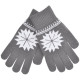 Перчатки для сенсорных экранов  Снежинка