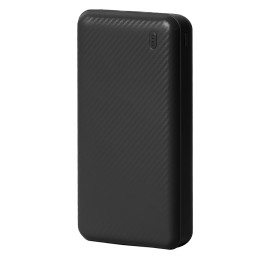 Универсальный аккумулятор Rib 20 (20000 мАч), черный, 14,1х6.9х2,8 см