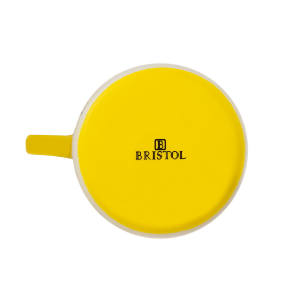 Чайная пара ICE CREAM, цвет желтый, белый