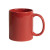 Кружка DECOL для деколи, 330 мл, d=82 мм, премиум, красная
