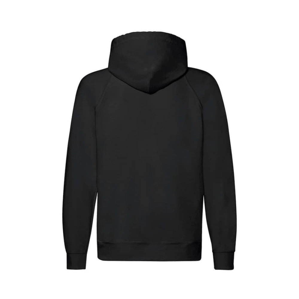 Толстовка без начеса LIGHTWEIGHT HOODED SWEAT JACKET 240, цвет черный
