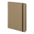 Ежедневник недатированный Shady, А5,  светло-коричневый, кремовый блок в линейку, коричневый обрез