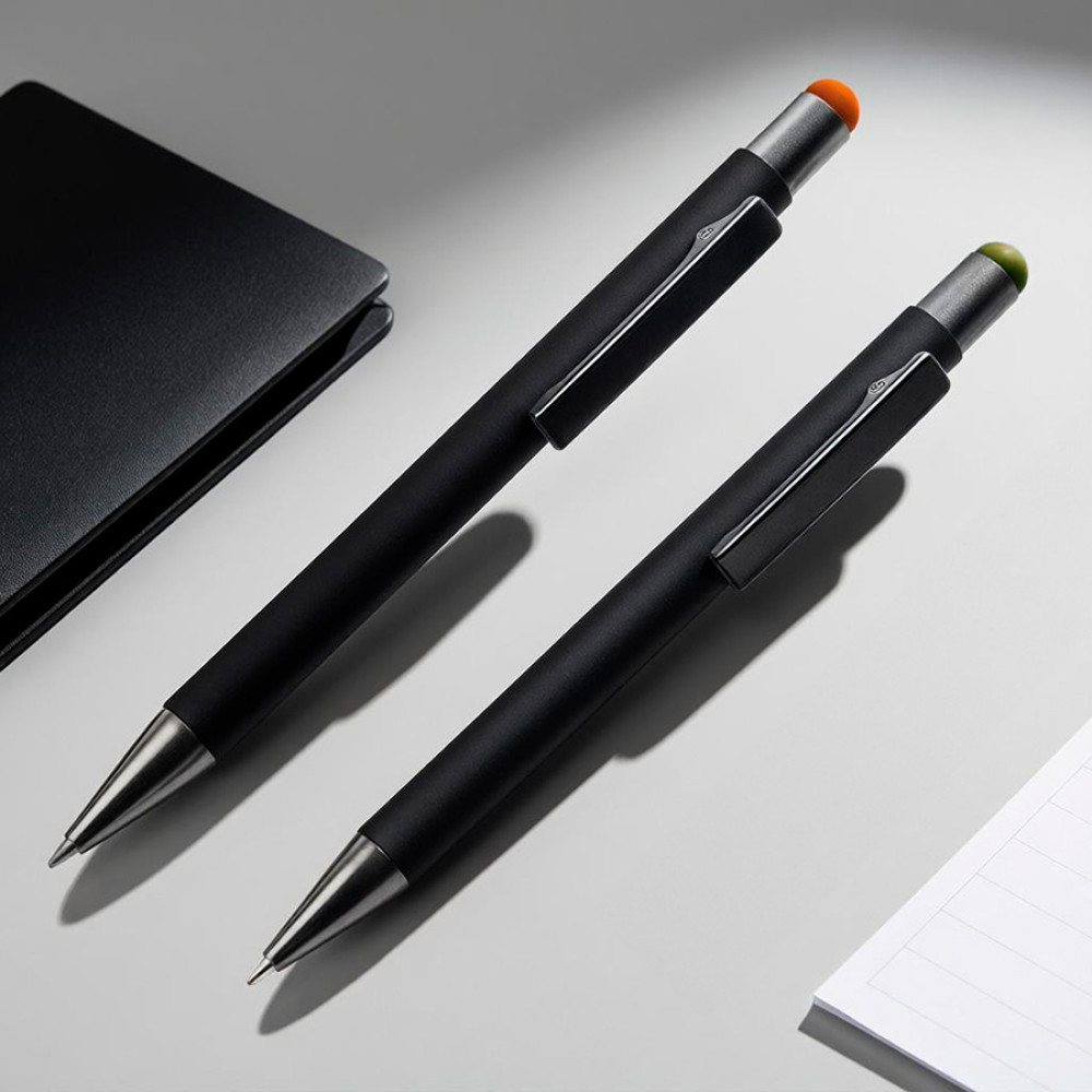 Ручка шариковая FACTOR BLACK со стилусом