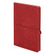 Ежедневник недатированный Fusion, А5, красный, кремовый блок в линейку