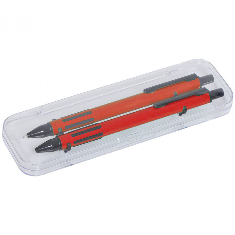 Набор FUTURE, ручка и карандаш в футляре, Цвет Красный