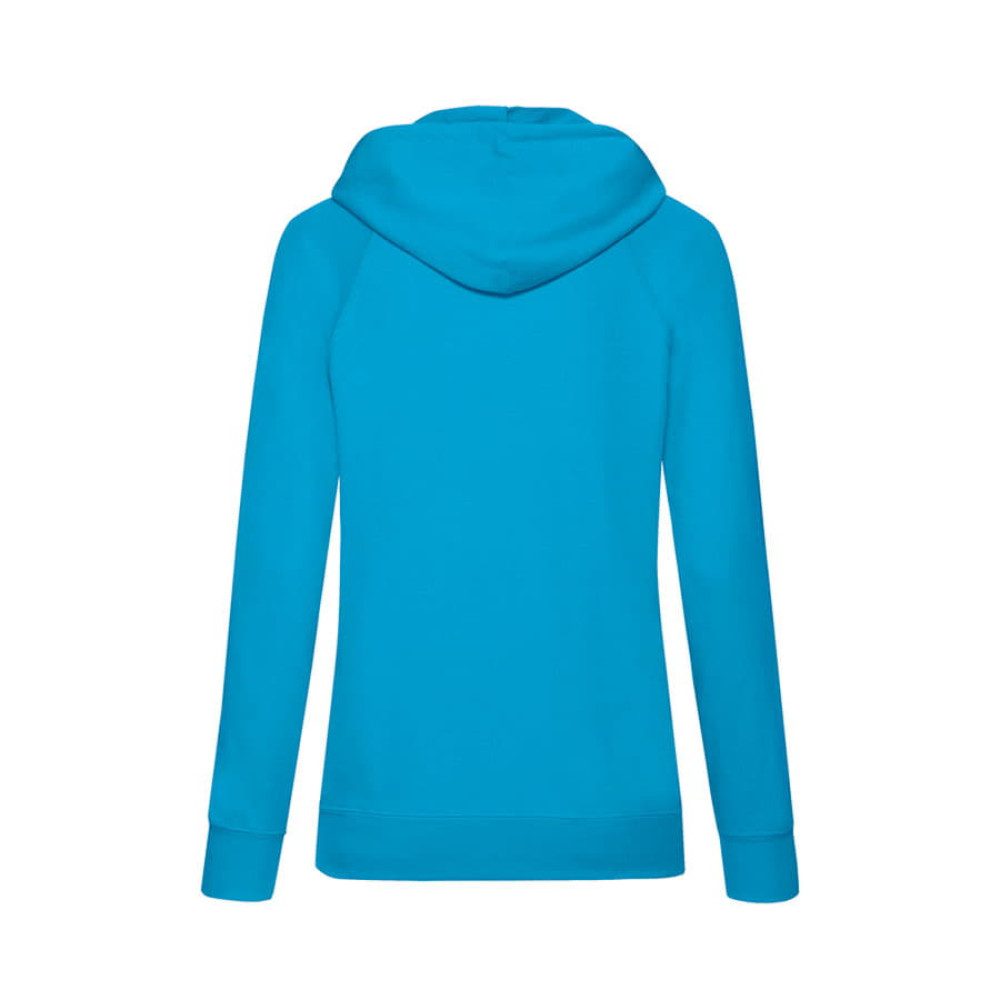 Толстовка женская без начеса LIGHTWEIGH HOODED SWEAT 240, цвет голубой лазурный