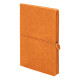 Ежедневник недатированный Fusion, А5, оранжевый, кремовый блок в линейку