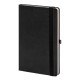 Бизнес-блокнот GLORI, A5, черный, твердая обложка, в линейку