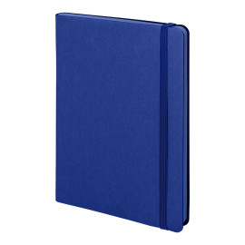 Бизнес-блокнот RILY, формат А5,  синий, блок в точку