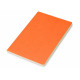 Блокнот Wispy линованный в мягкой обложке, оранжевый