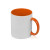 Кружка для сублимации Sublime Color, белый/оранжевый