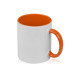 Кружка для сублимации Sublime Color, белый/оранжевый Кружка для сублимации Sublime Color, белый/оранжевый