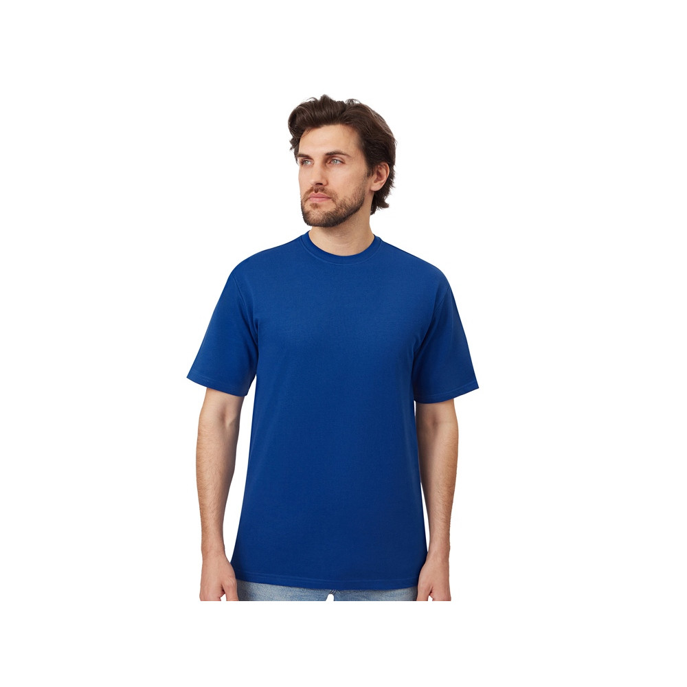 Футболка из френч терри Warsaw унисекс 220гр, кл. синий