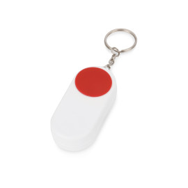 Брелок-футляр для таблеток Pill, белый/красный