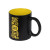Кружка с покрытием для гравировки Subcolor BLK, черный/желтый
